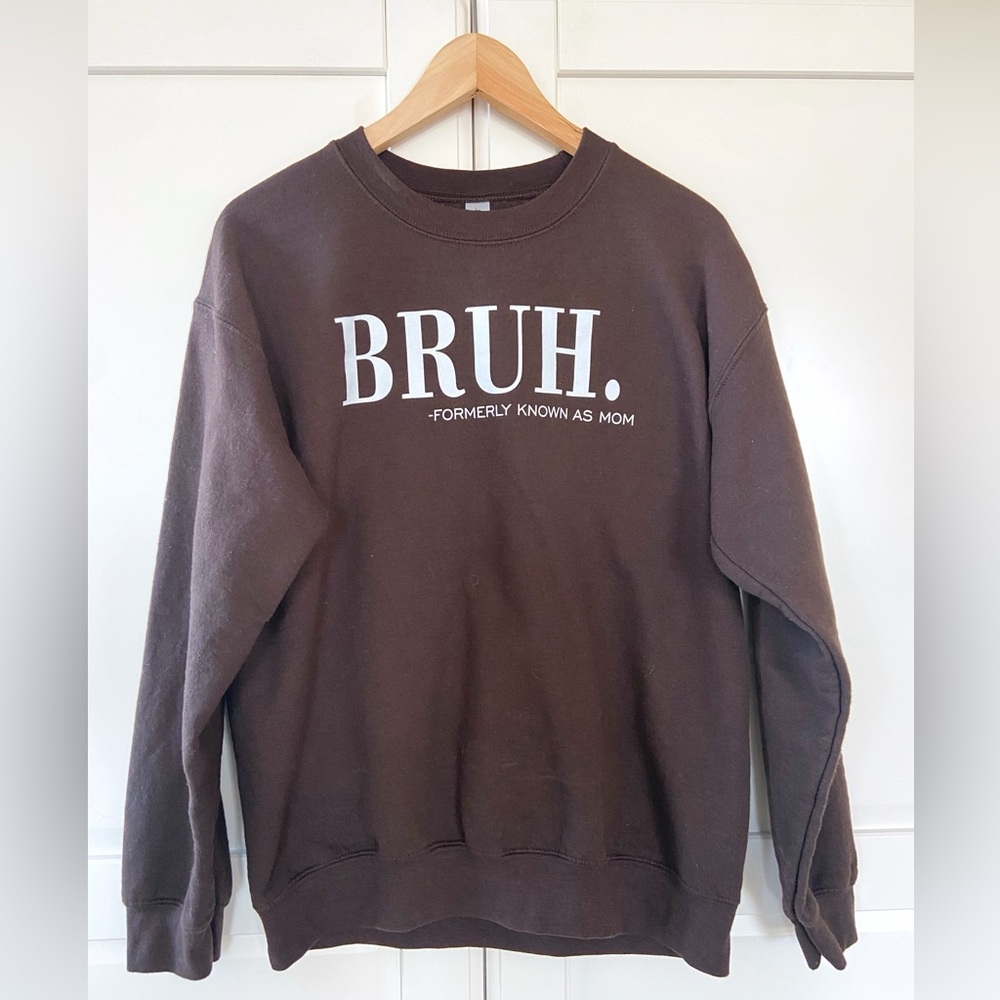 LIKE NEW Funny Boy Mom Graphic Sweatshirt